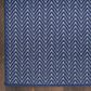 Nourison Horizon HOZ02 Navy 9" x 12" Indoor/Outdoor Area Rug, , large