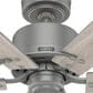 Hunter Gilrock 52" Ceiling Fan in Matte Silver, , large