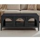 Crystal City Fitzgerald 48" Cathedral Coffee Table in Rich Black, , large