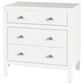 Butler Specialty Company Nora 3 Drawer Nightstand in Smooth White, , large
