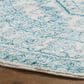 Safavieh Adirondack ADR108G 6" Round Ivory and Teal Area Rug, , large