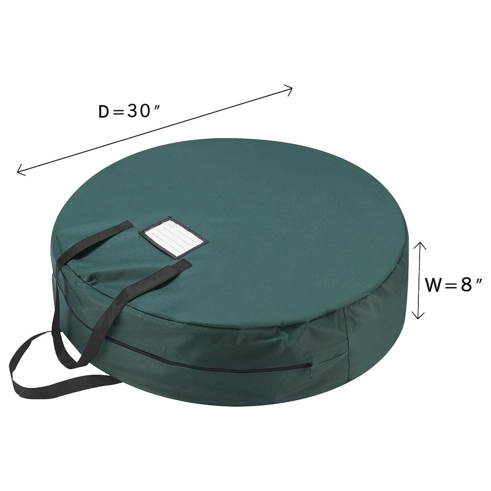Timberlake 2-Piece Xmas Tree and Wreath Storage Bag Set in Green, , large
