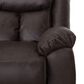 Moore Furniture Warner Manual Reclining Console Loveseat in Duvall Coffee, , large