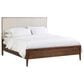 Riva Ridge Jasper Queen Upholstered Panel Bed in Modern Walnut, , large