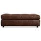 Bernhardt Nest Leather Ottoman in Brown, , large
