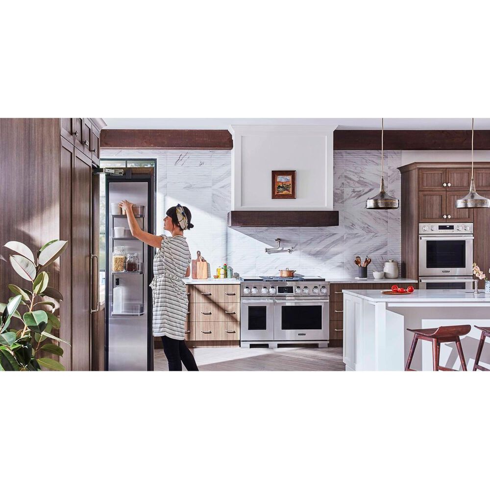 Signature Kitchen Suite 36&quot; Gas Range with 4-Burner Griddle in Stainless Steel, , large