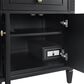 James Martin Vanities Lorelai 72" Double Bathroom Vanity in Black Onyx with 3 cm Eternal Jasmine Pearl Silestone Top, Rectangular Sinks and FreePower Wireless Charger, , large