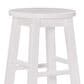 Linon Home Decor Abby 29" Bar Stool in White, , large