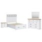 Ashley 4-Piece Queen Bedroom Set in White, , large
