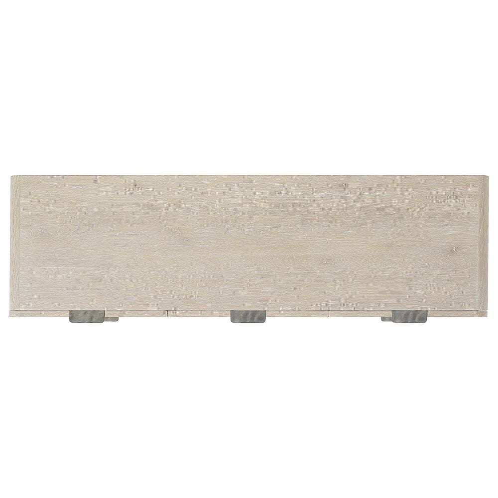 Bernhardt Antibes 4-Piece King Upholstered Panel Bedroom Set in Roz with USB Ports, , large