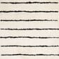 Safavieh Venus Shag VNS604A 5"3" x 7"6" Ivory and Black Area Rug, , large