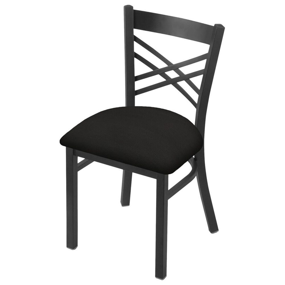 Holland Bar Stool 620 Catalina 18" Chair with Pewter and Canter Espresso Seat, , large