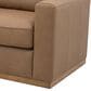 Leather Italia Mason Stationary Loveseat in Brown, , large