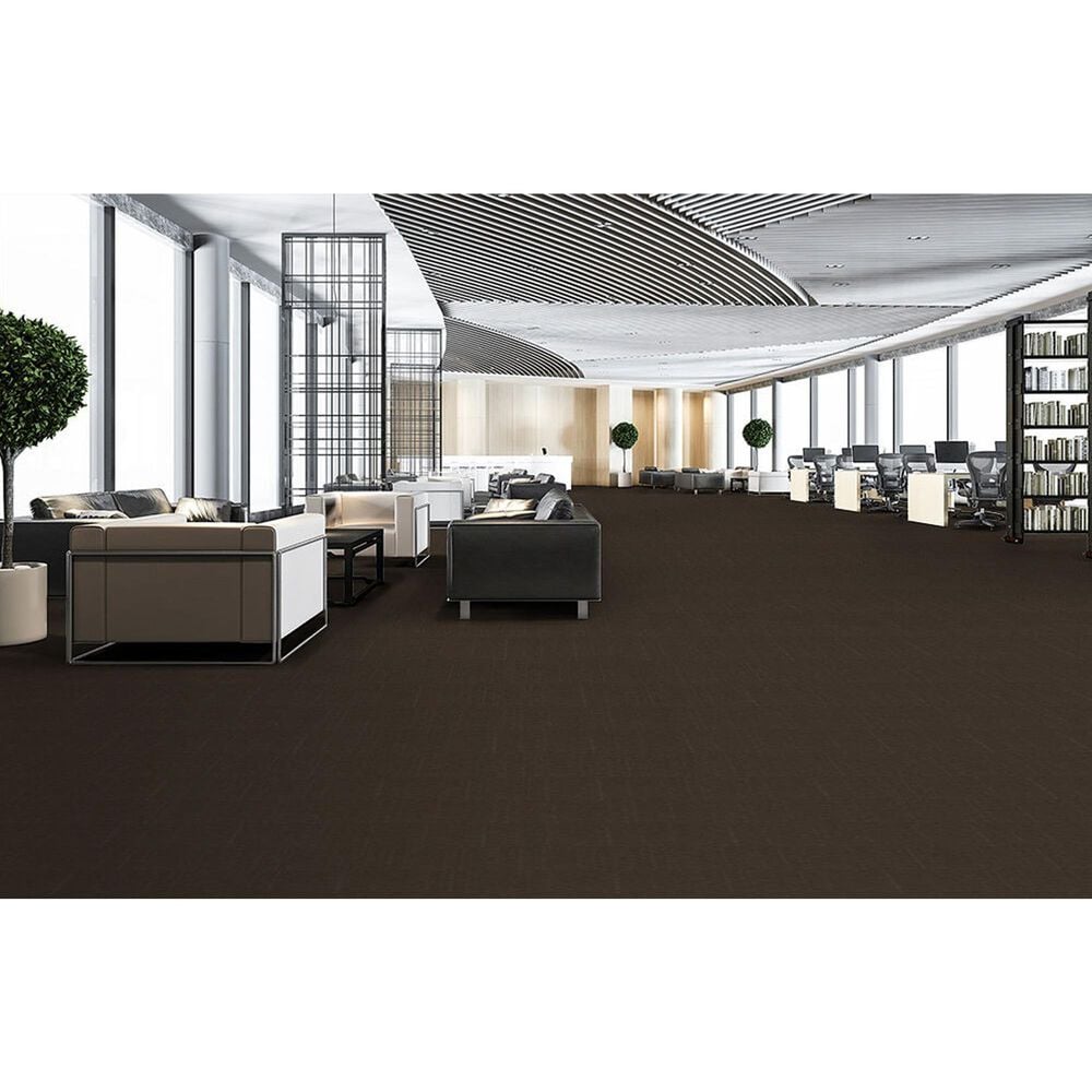 Engineered Floors Uplink Groove Pecan 24" x 24" Carpet Tile, , large