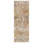 Surya Reina Cream, Light Gray, Light Brown, Tan, Denim and Mustard 2"7" x 7"3" Runner, , large