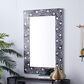 Maple and Jade 30" x 47" Wall Mirror in Black and White, , large