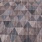 Central Oriental Rugease Velveteen Marlow Brown and Dark Grey 7"6" x 9"6" Area Rug, , large