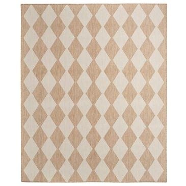 Nourison Positano Geometric Jute 9" x 12" Indoor/Outdoor Area Rug, , large