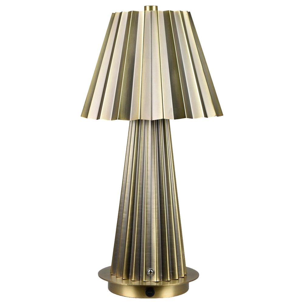 Slatehouse Kalen Table Lamp in Gold, , large