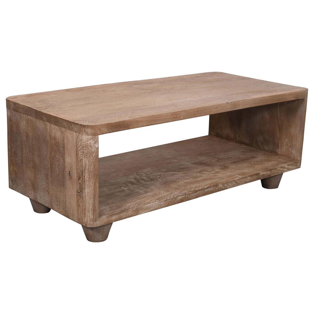 Waltham Origins Storage Cocktail Table in Washed Sand, , large