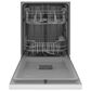 GE Appliances 24" Built-In Integrated Handle Dishwasher with Front Control and 52 dBA in White, , large
