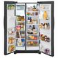 Frigidaire 25.6 Cu. Ft. Standard Depth Side-by-Side Refrigerator in Black Stainless Steel, , large