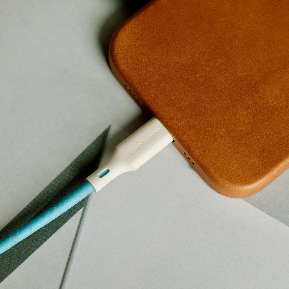 Bluebonnet Cases 4&#39; Cable USB-C to USB-C Phone Charger in Blue, , large