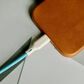 Bluebonnet Cases 4" Cable USB-C to USB-C Phone Charger in Blue, , large