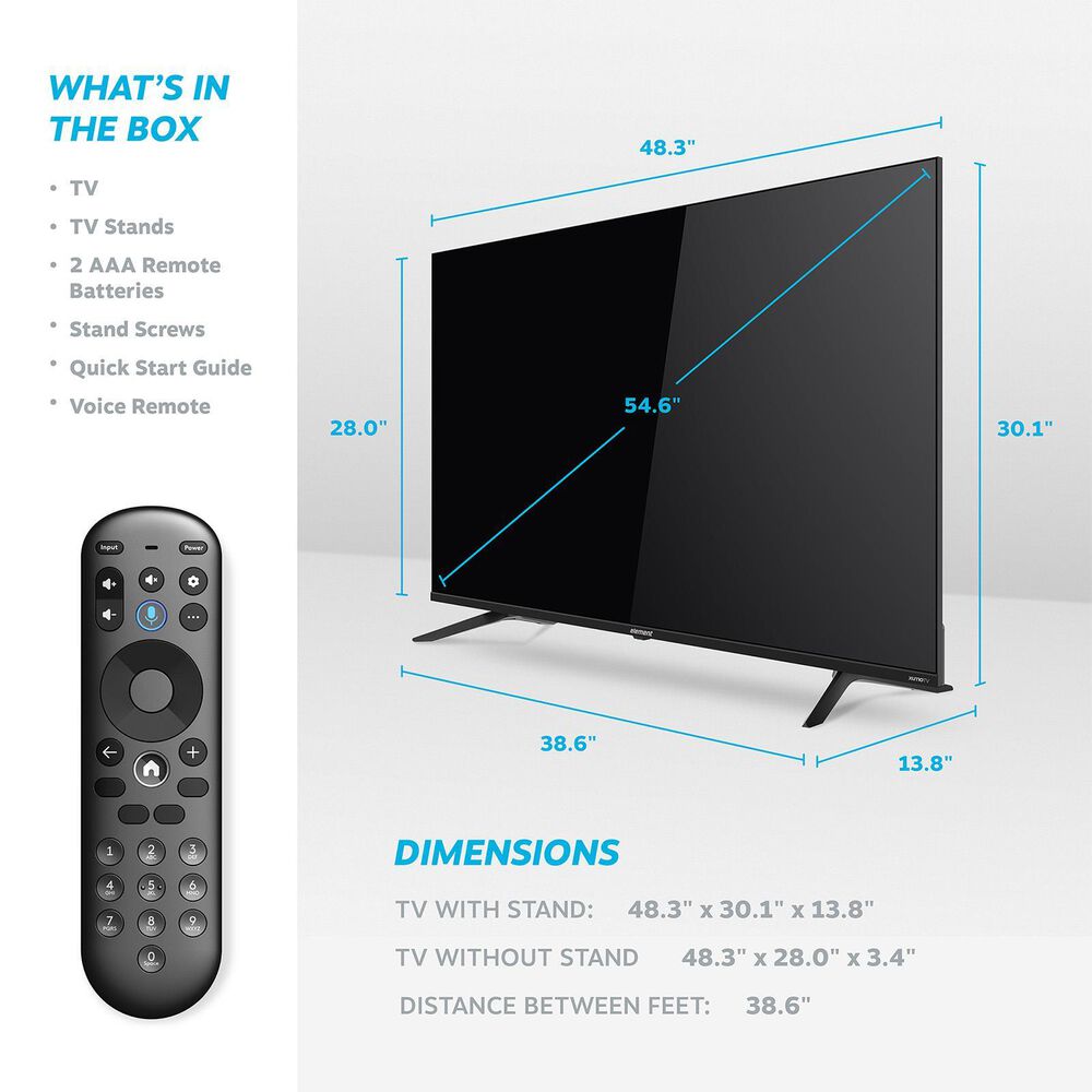 Element 55&quot; 4K UHD HDR SMART XUMO TV, , large