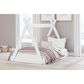 Ashley Hallityn Full Tent Bed in Matte White, , large