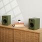 Victrola Tempo Bluetooth Bookshelf Speaker in Matte Green (Pair), , large