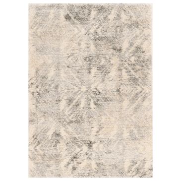 Kas Oriental Rugs Merino Vintage 3"9" x 5"11" Ivory and Grey Area Rug, , large