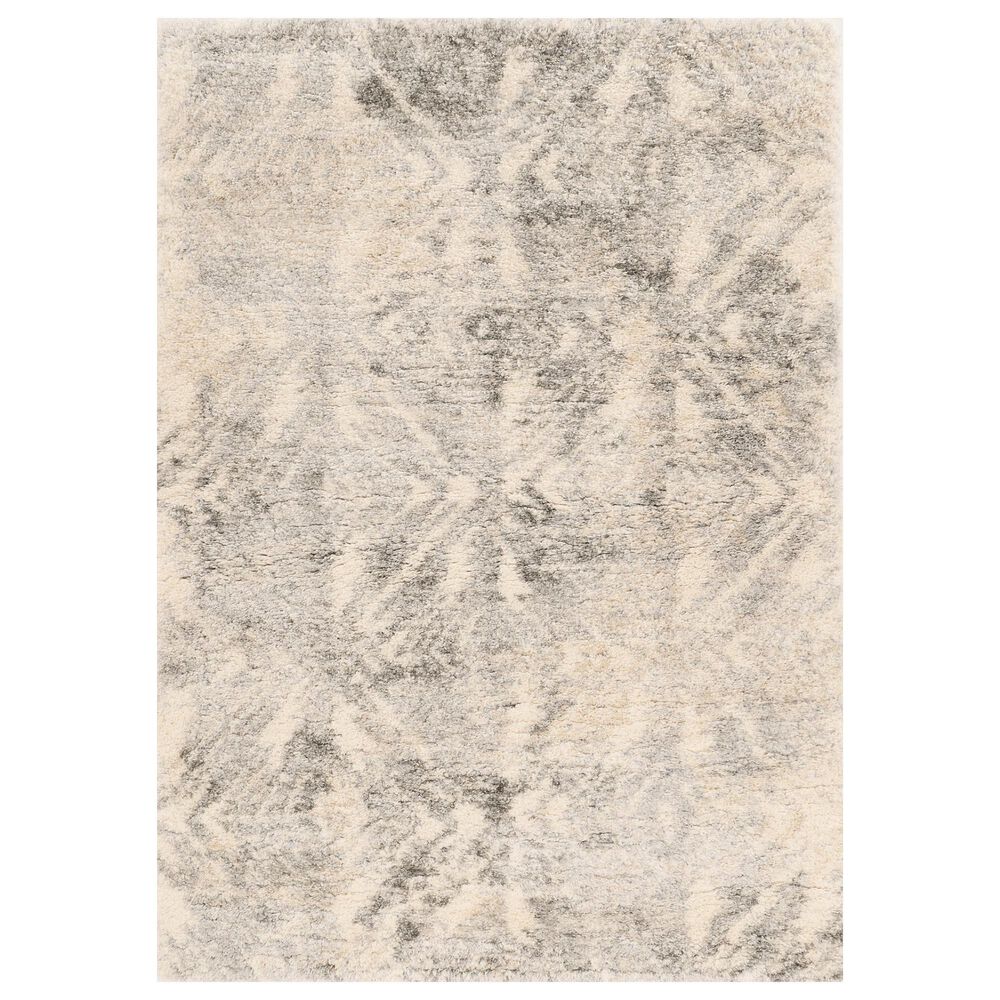 Kas Oriental Rugs Merino Vintage 3"9" x 5"11" Ivory and Grey Area Rug, , large