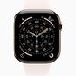 Apple Watch Series 11 (GPS + Cellular) 46mm Gold Titanium Case with Light Blush Sport Band - S/M, , large