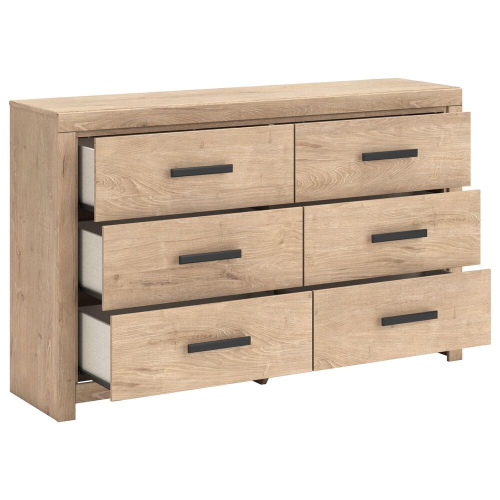 Ashley Sanginlane 6-Drawer Dresser Only in Tan, , large