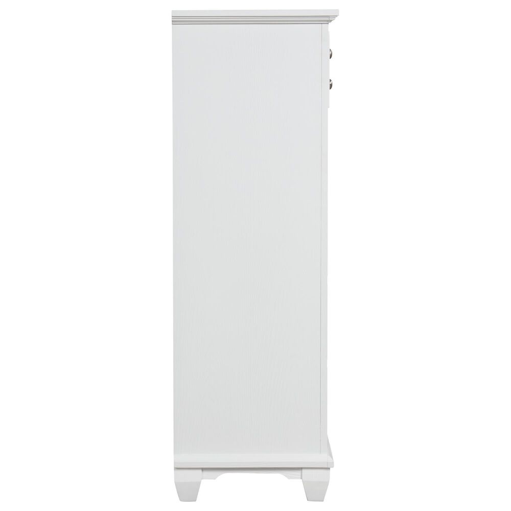 New Heritage Design Jamestown 6-Drawer Chest in Brushed White, , large