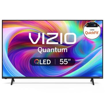 VIZIO 55" Class Quantum 4K QLED HDR in Black - Smart TV, , large