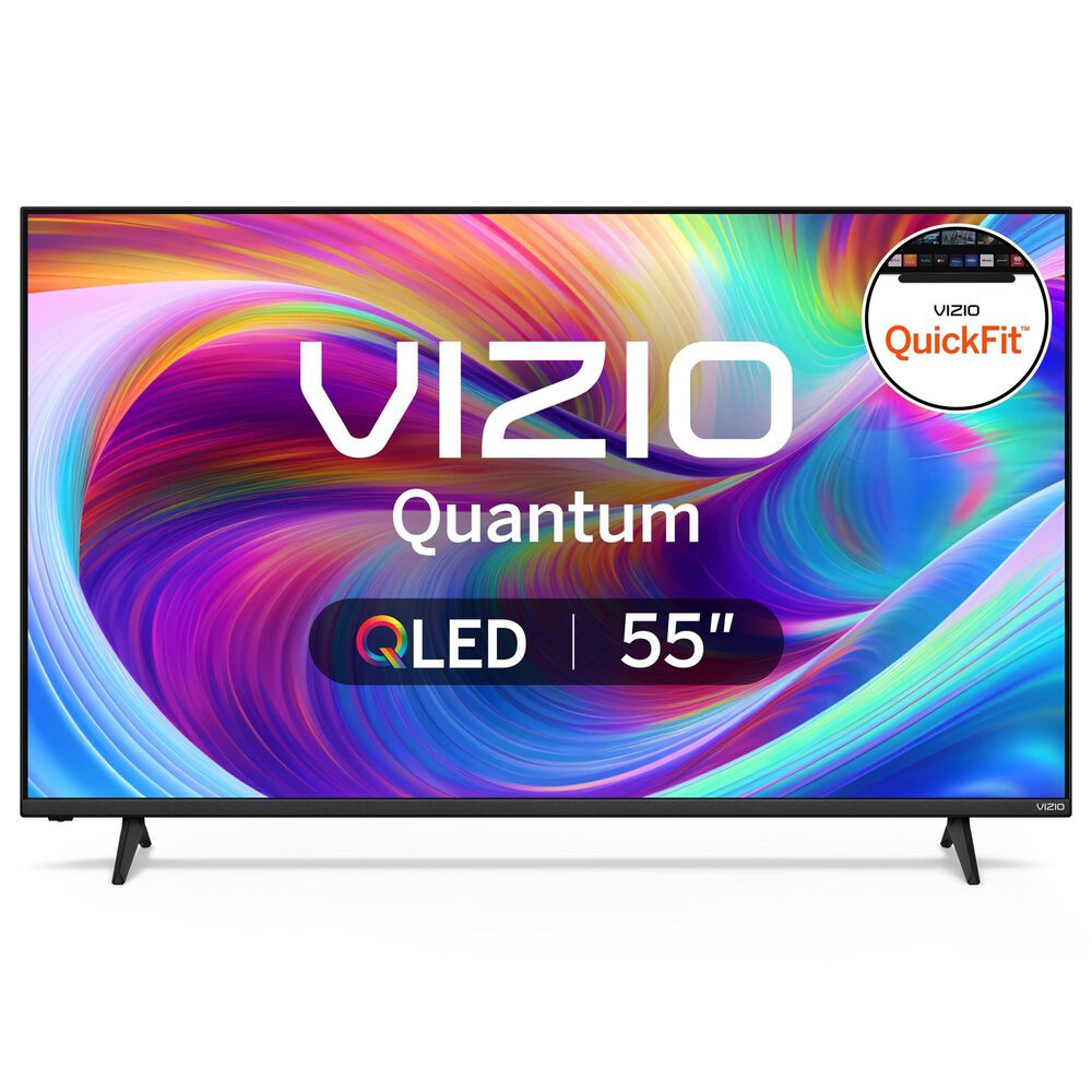 VIZIO 55" Class Quantum 4K QLED HDR in Black - Smart TV, , large