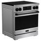 Thor Kitchen Gordon Ramsay 4.8 Cu. Ft. Professional Induction Range with Black Color Kit Assembly in Stainless Steel, , large