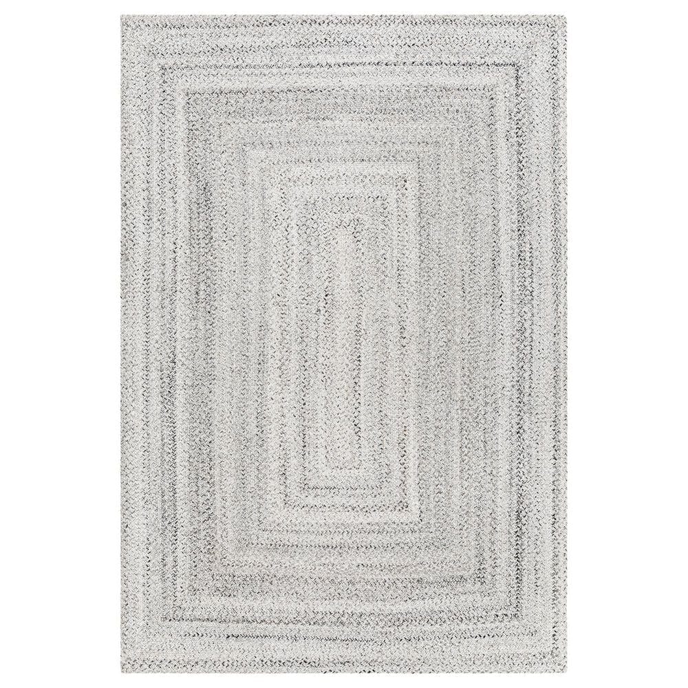 Surya Azalea 12" x 15" Medium Gray, Black and Cream Area Rug, , large