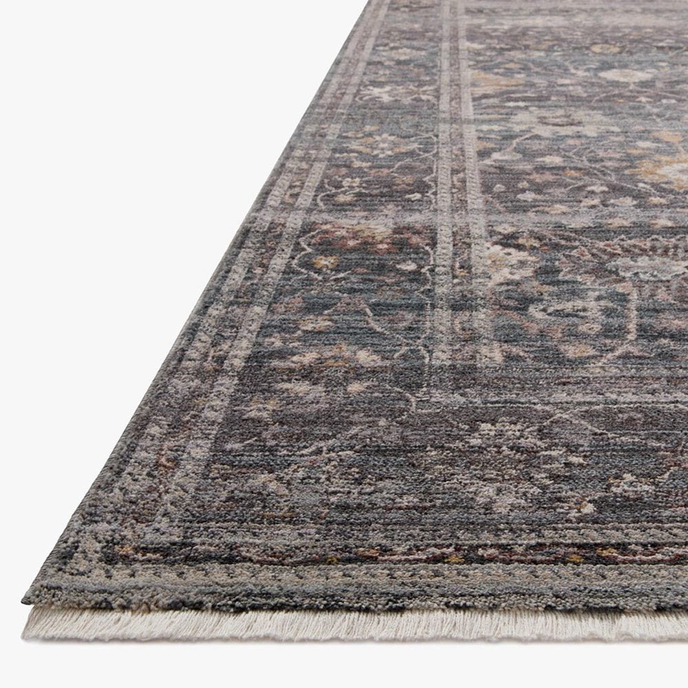 Loloi Lyra 2&#39;7&quot; x 8&#39; Ink and Multicolor Runner, , large
