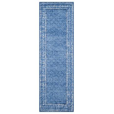 Safavieh Adirondack ADR110F-216 2"6" x 16" Light Blue/Dark Blue Runner, , large