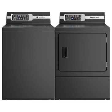 Speed Queen 3.2 Cu. Ft. Top Load Washer and 7 Cu. Ft. Electric Dryer Laundry Pair in Matte Black, , large