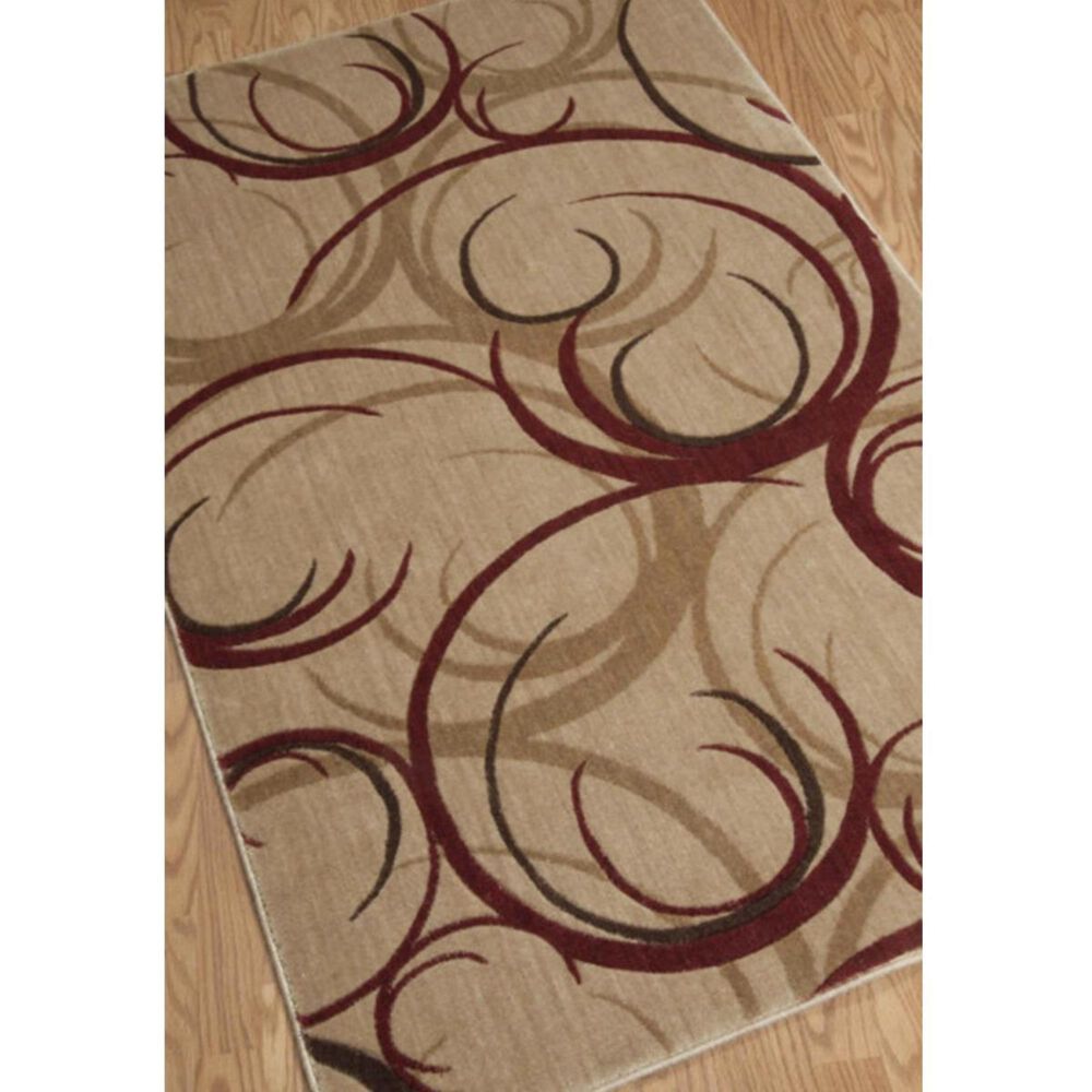 Nourison Somerset ST82 2" x 2"9" Beige Runner, , large