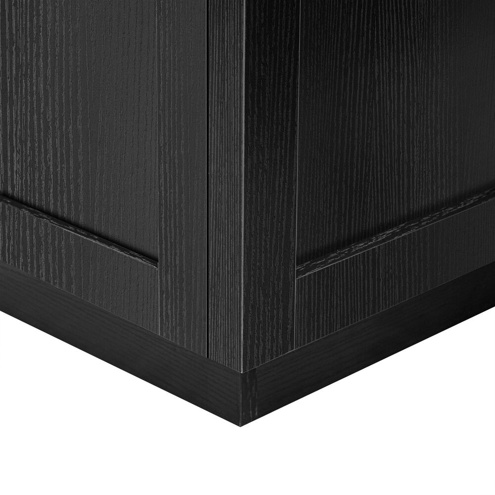 HOMLUX 83" Kitchen Island in Black, , large
