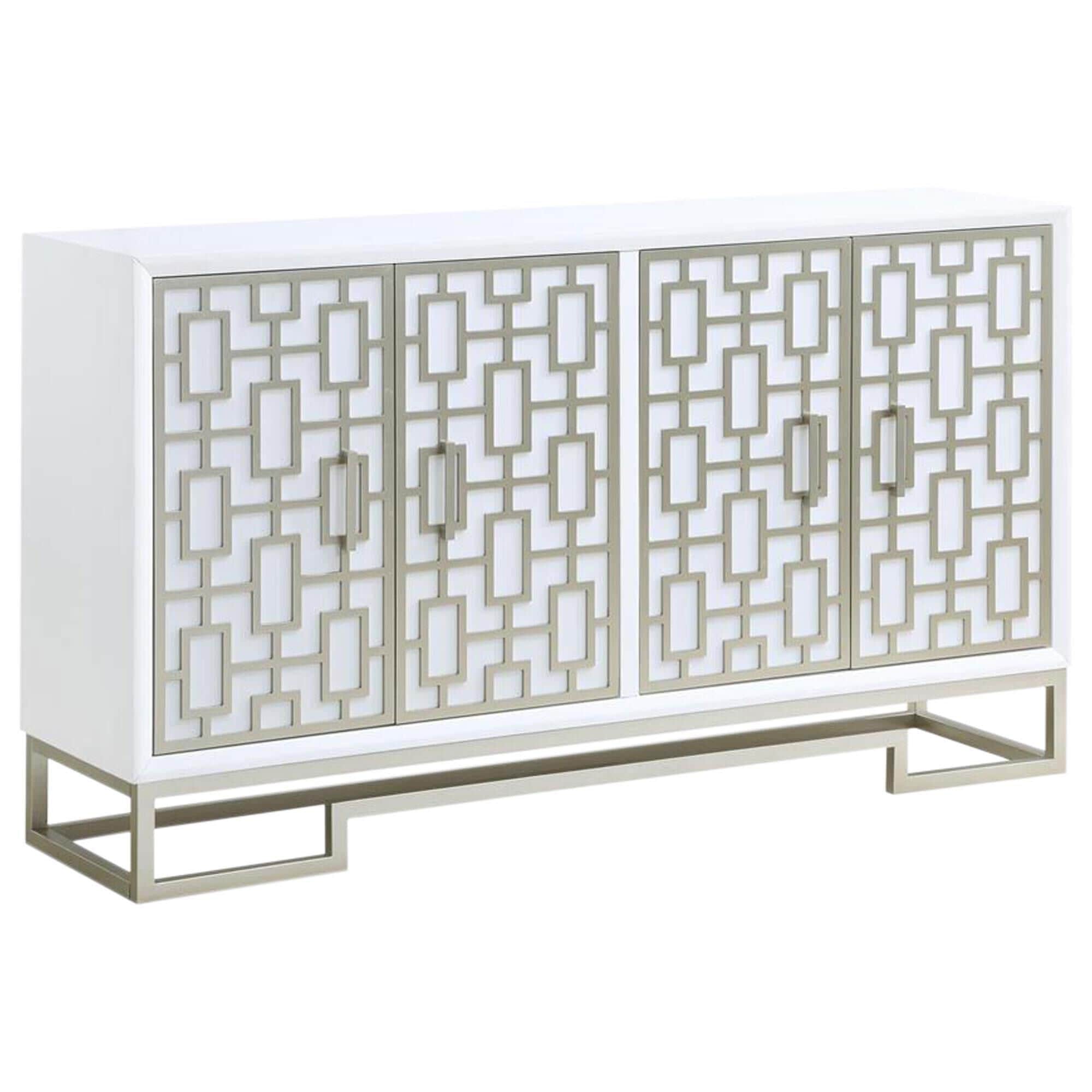Champagne credenza sale