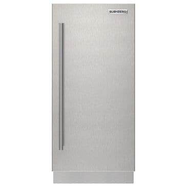 Sub-Zero 15.25" Right Hinge Door Panel with Tubular Handle in Stainless Steel, , large
