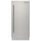 Sub-Zero 15.25" Right Hinge Door Panel with Tubular Handle in Stainless Steel, , large