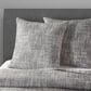 J. Queen New York Summit 26" Square Euro Pillow Sham in Stone, , large