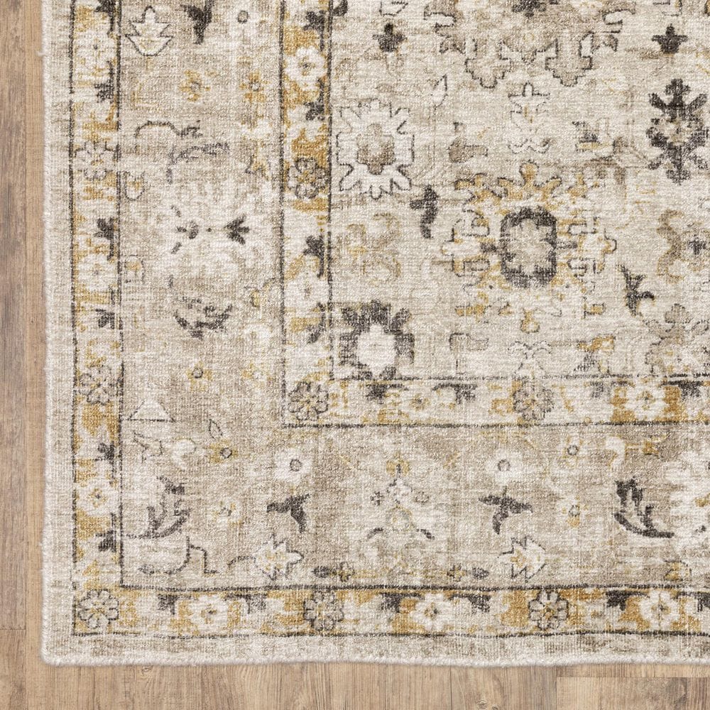 Oriental Weavers Windham Beige and Gold 9&#39; x 12&#39; Area Rug, , large
